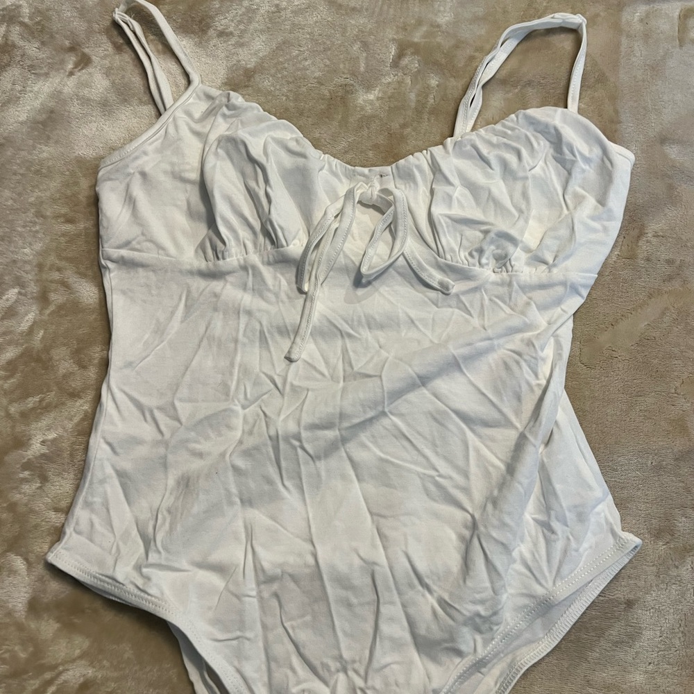 Shien White bodysuit